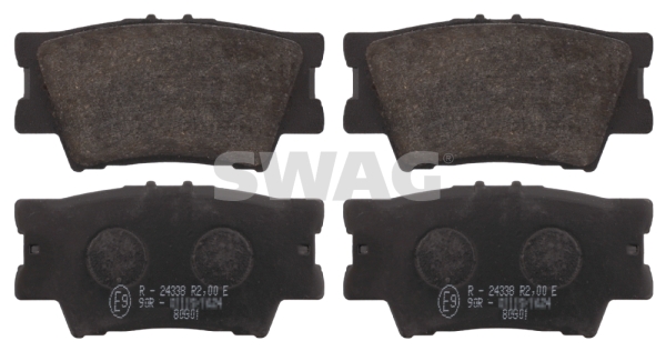 set placute frana,frana disc 81 91 6651 SWAG